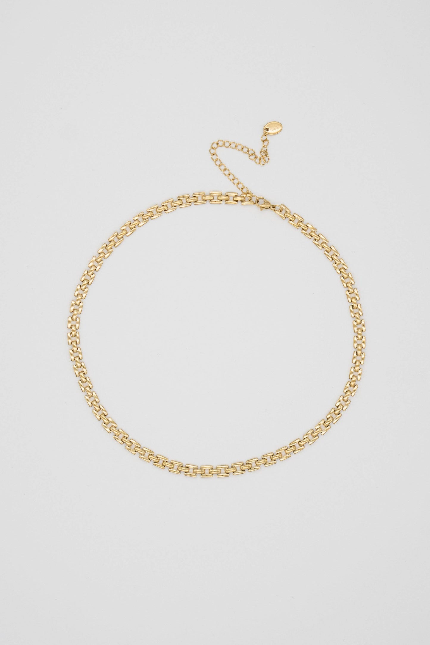 N-103 Squared Chain Necklace