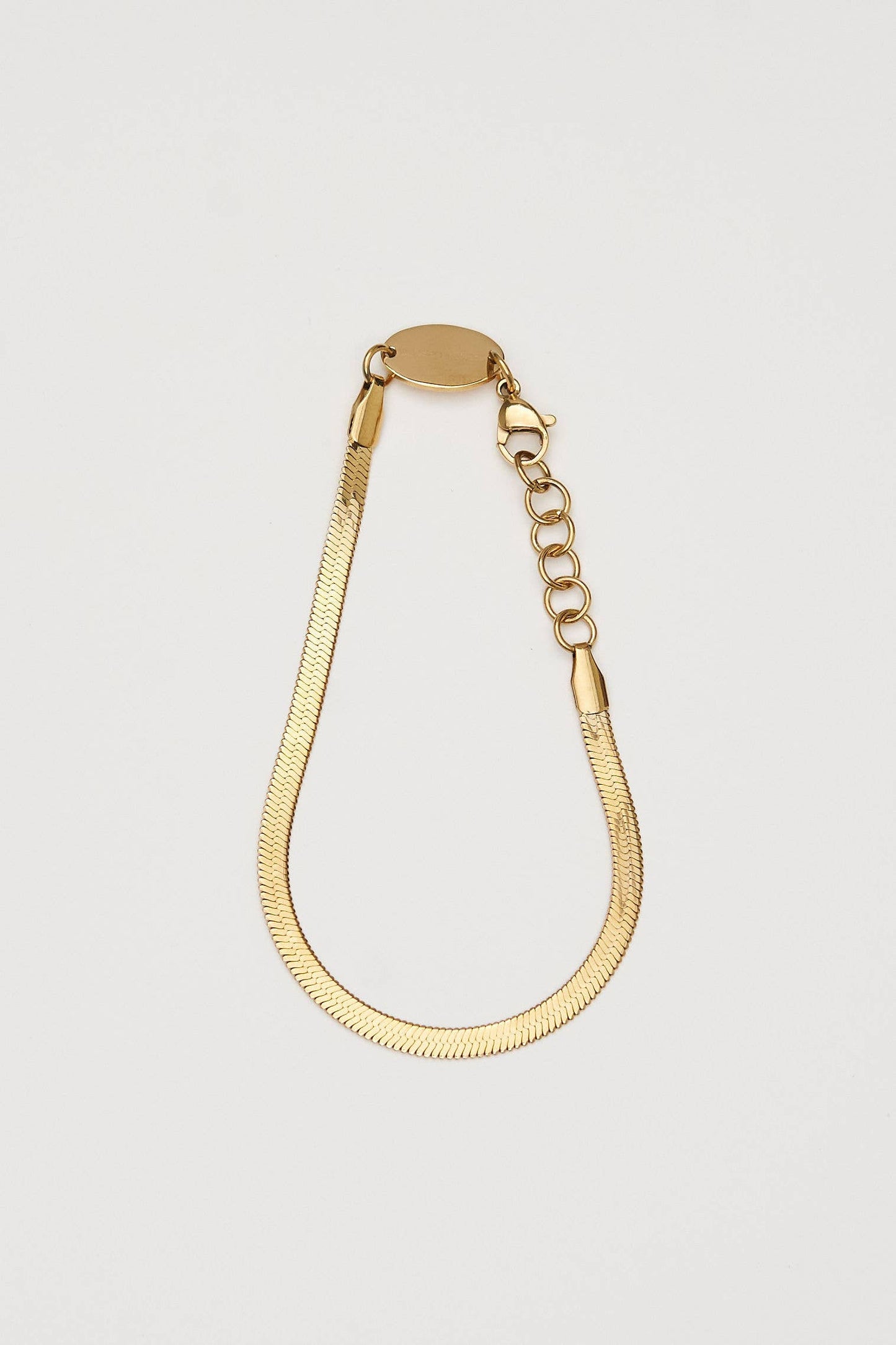 B-103 Dainty Herringbone Bracelet