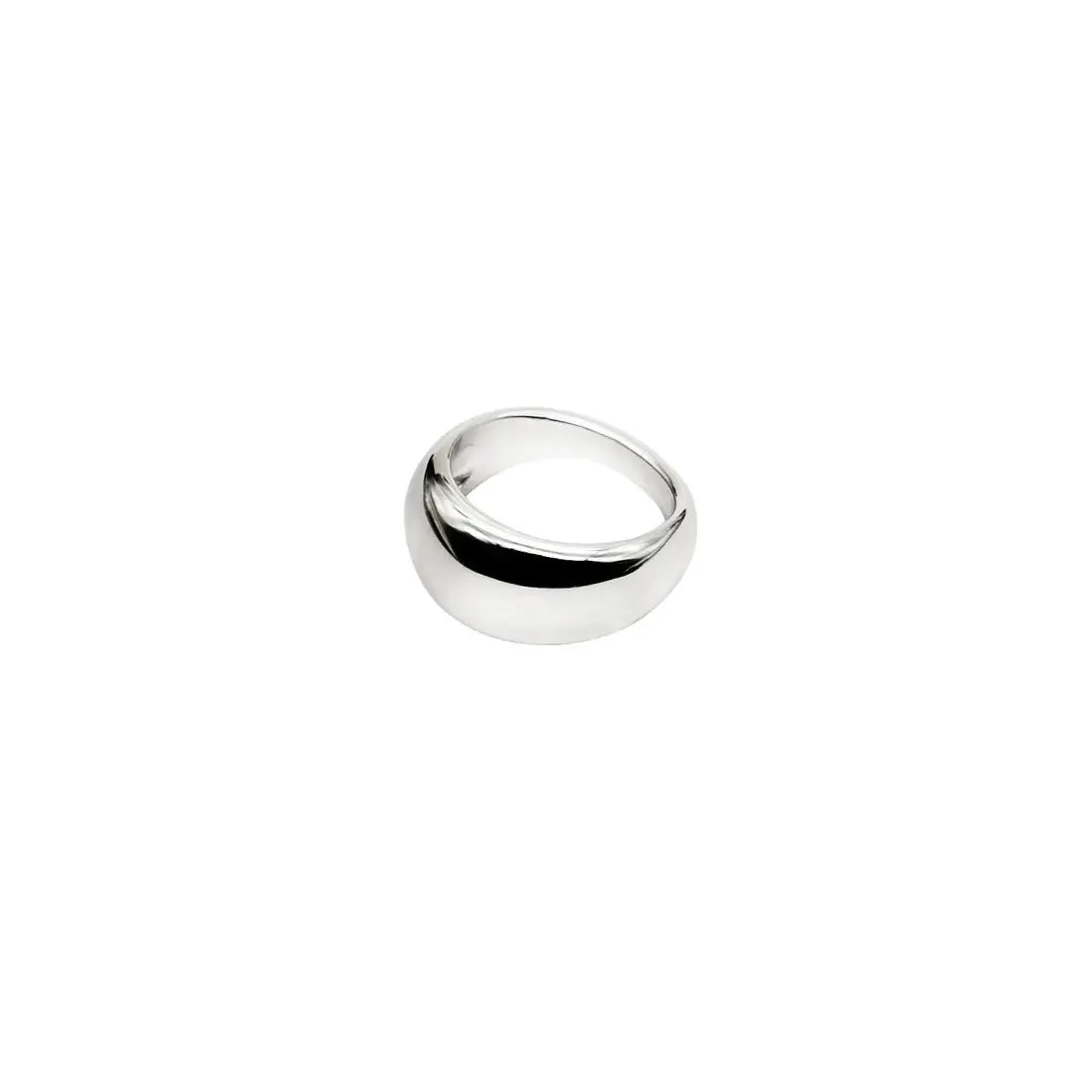 R-102 Silver Dome Ring