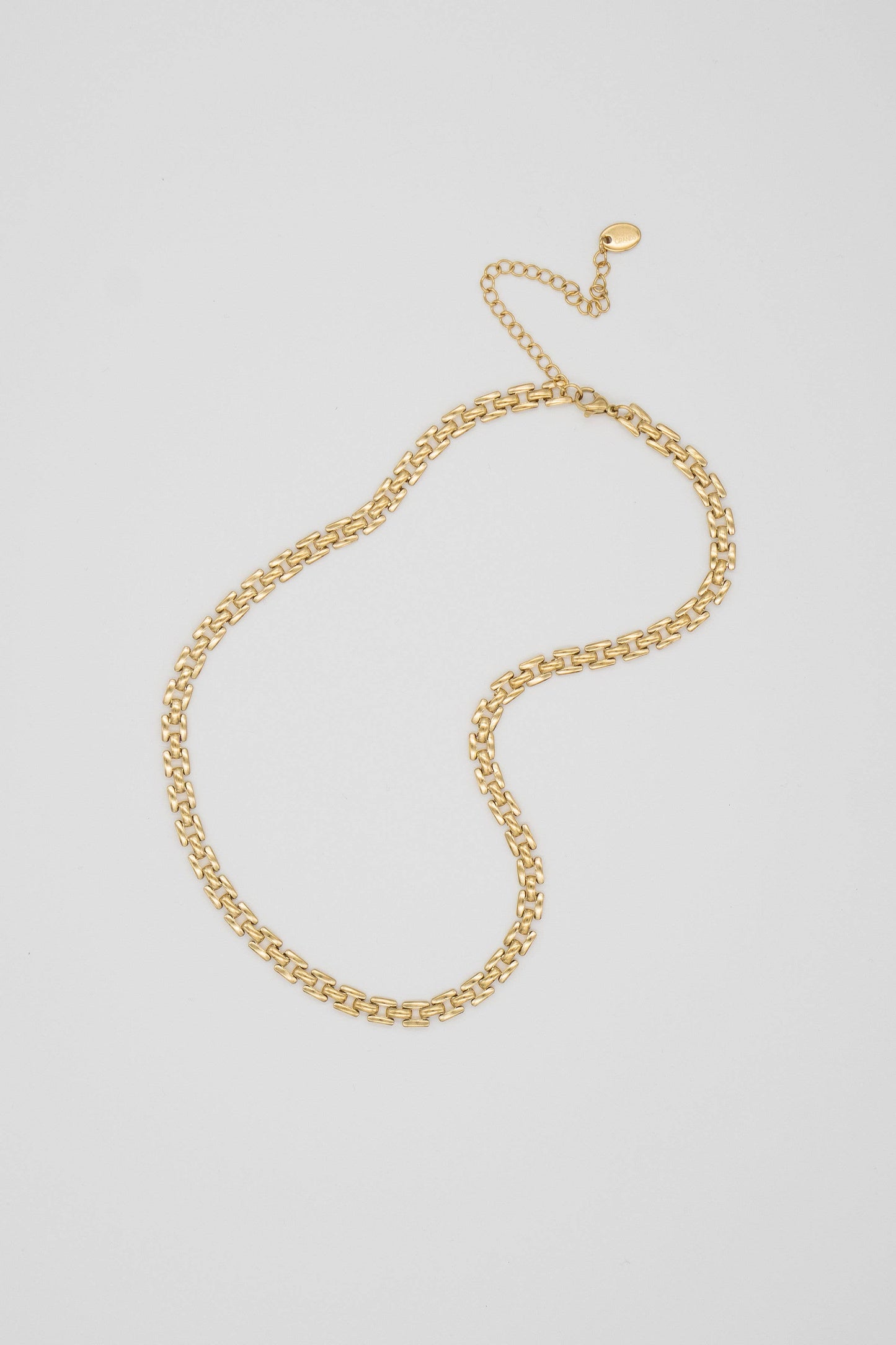 N-103 Squared Chain Necklace
