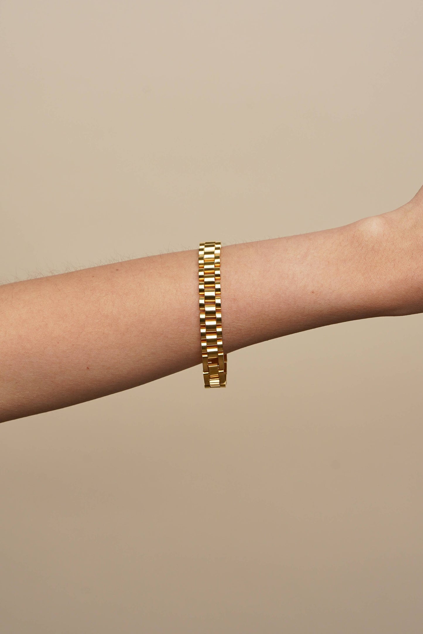 Gold Watch Band Bracelet